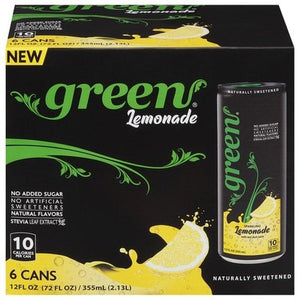 Green Sparkling Lemonade 4/6/12 Oz [UNFI #77198]