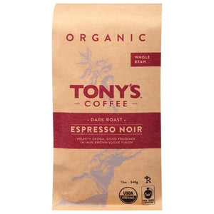 Tonys Coffee Espresso Noir 6/12 Oz [UNFI #31289]