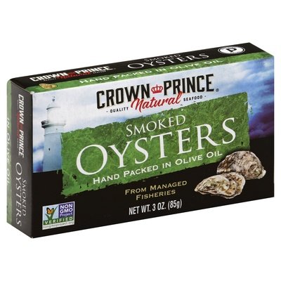 Crown Prince Nat Smkd Oysters 18/3 OZ [UNFI #51573]