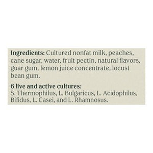 Chobani Peach On The Bottom 6/4/5.3 Oz [UNFI #11916]