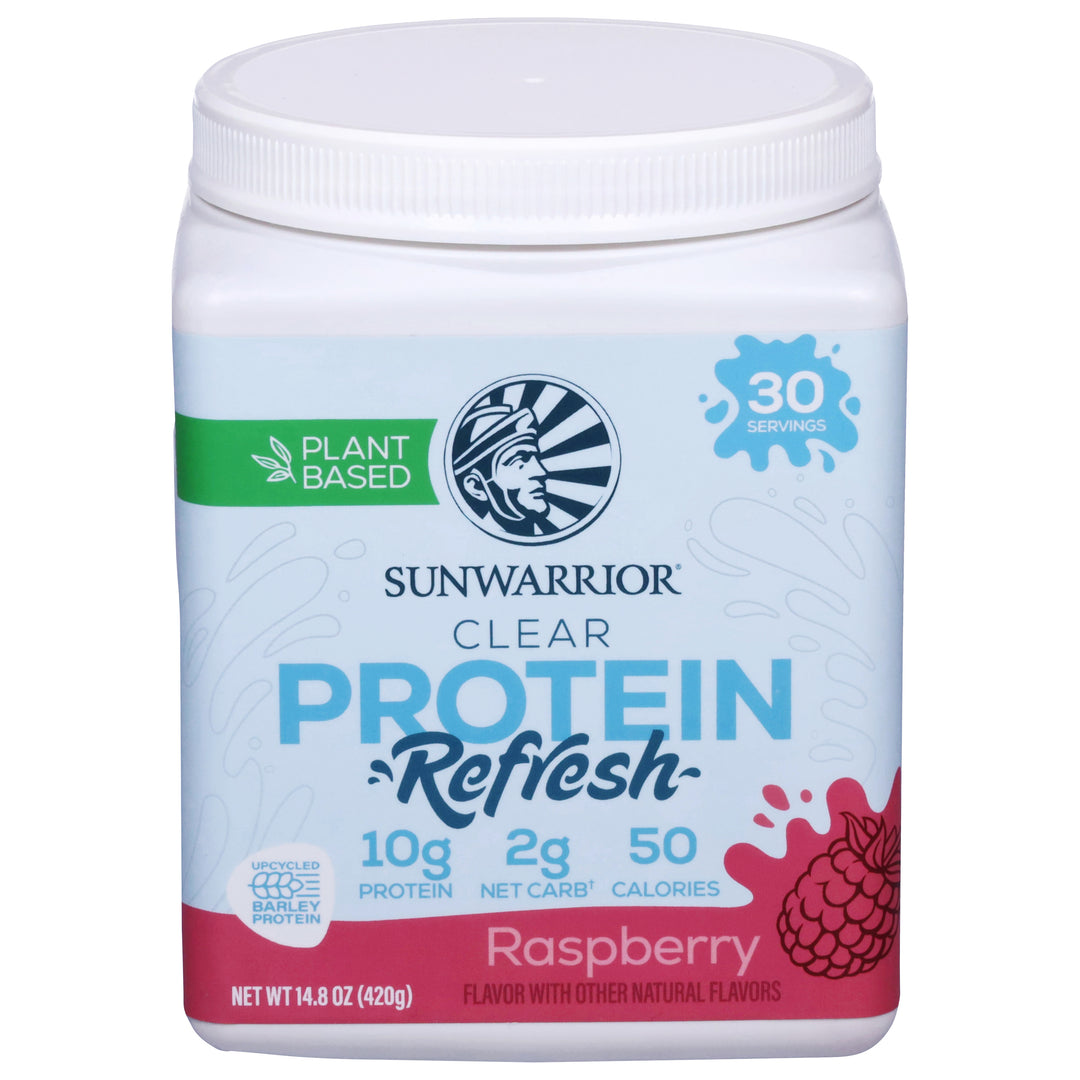 Sunwarrior Clear Protein Refresh Raspberry 14.8 OZ [UNFI #62993] T