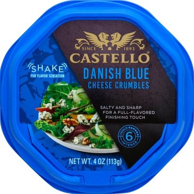 Castello Blue Cheese Crumbles 6/4 Oz [Peterson #29718]