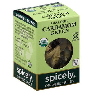 Spicely Organics Cardamom Pods, Green 6/.2 Oz [UNFI #14196]