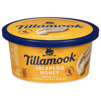 Tillamook Jalepeno Honey Cream Cheese 8/7 Oz [UNFI #23669]