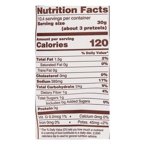 Unique Pretzels Extra Dark Splits 12/11 OZ [UNFI #78898]