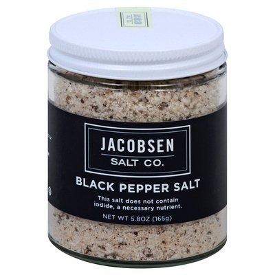 Jacobsen Salt Co Black Pepper Salt 6/4.23 OZ [UNFI #15188]