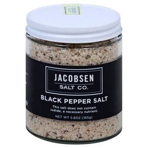 Jacobsen Salt Co Black Pepper Salt 6/4.23 OZ [UNFI #15188]