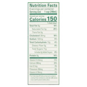 Organic Valley Milk Grassfed Whole 6/64 Oz [UNFI #73155]