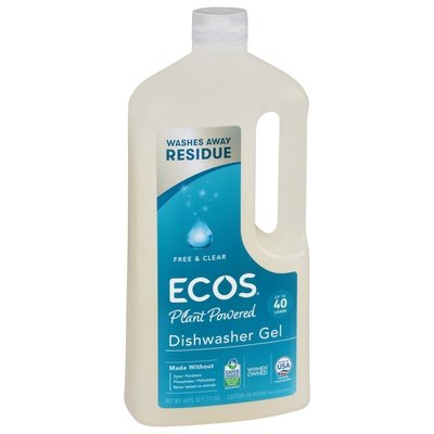 Earth Fr Free Clr Dishwashing Gel 8/40 OZ [UNFI #31748] T