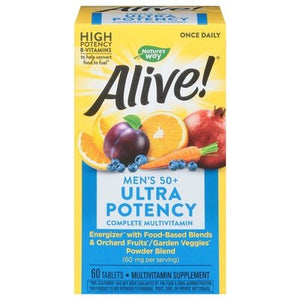 Natures Way Alive Once Daily Men 50+ 60 TAB [UNFI #84292] T