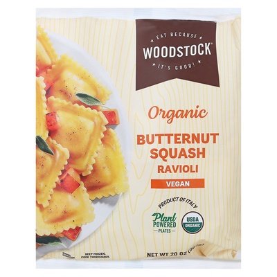 OG2 Woodstock Vegan Butternut Squash Ravioli 12/20 OZ [UNFI #04482]