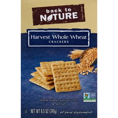 Back To Nature Harvest Whl Wheat Crkrs 12/8.5 OZ [UNFI #89575]