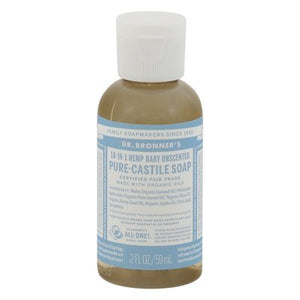 OG3 Dr Bronners Bby Unsntd Pre Cstl Soap 2 OZ [UNFI #55986] T