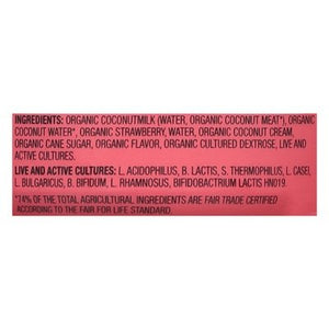OG2 Harmless Harvest Strawberry Drnkable ND Yogurt 6/24 OZ [UNFI #28040]