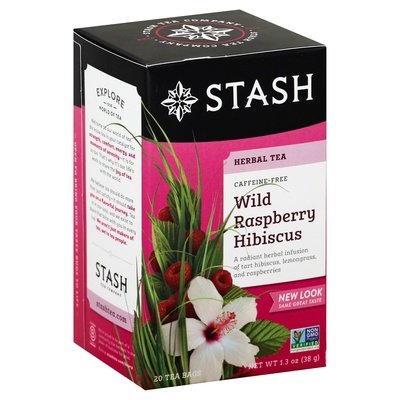 Stash Tea Wild Raspberry Hibiscus 6/20 BAG [UNFI #29255]