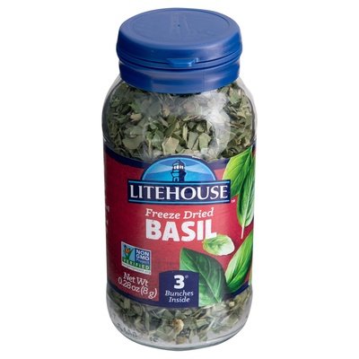 Litehouse Basil Freeze Dried 6/.28 Oz [UNFI #25027]