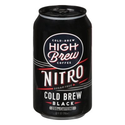 High Brew Coffee Black Cold Brew Coffee,Rtd 12/10 Oz [UNFI #51656]