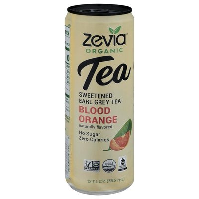 OG2 Zevia Earl Grey Blood Orange Tea Rtd 12/12 OZ [UNFI #23954]