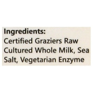 Graziers Cheddar Sharp Raw Milk 12/8 Oz [Peterson #08865]