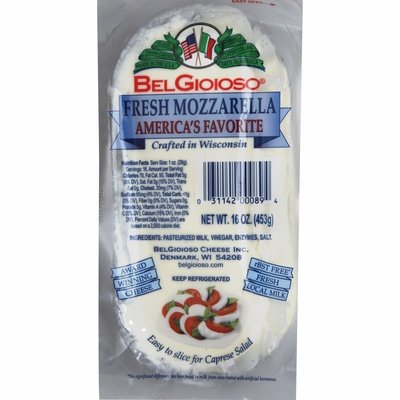 Bel Gioioso Mozzarella Log Fresh Bel Gio 8/1 LB [Peterson #11367] ***PRICE PER LB***