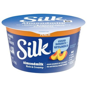 Silk Alm Yog Peach 8/5.30 OZ [UNFI #14914]