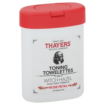 Thayers Rose Petal Toning Towelettes 25 Ct [UNFI #353]