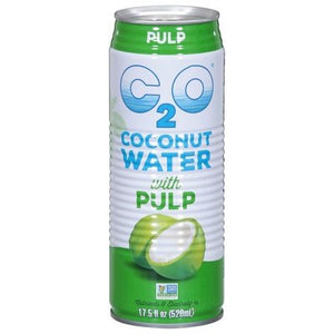 C2o Pure Coconut Water With Pulp 12/17.5 OZ [UNFI #24415]