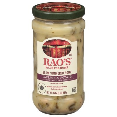 Raos Sausage & Pot Soup  6/16 OZ [UNFI #22470]