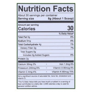 OG2 Amazing Grass Wheat Grass, 30 servings 8.5 OZ [UNFI #24570] T