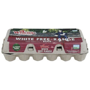 Wilcox Family Farms Large White, Free Range 10/18 Ct [UNFI #15577]