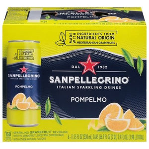 San Pellegrino Pompelmo 4/6/11.15 Oz [UNFI #18440] T