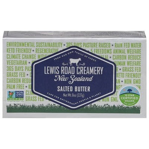 Lewis Road Creamery Lightly Salted 12/8 Oz [UNFI #2556]