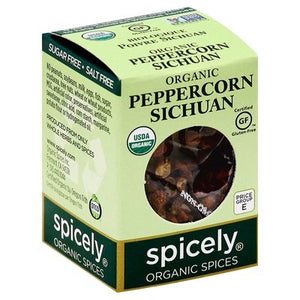 Spicely Organics Peppercorn, Sichuan 6/.2 Oz [UNFI #16415]