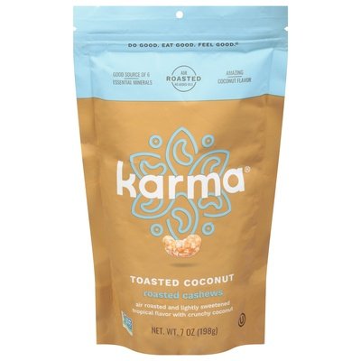 Karma Nuts Toasted Coconut Rstd Cashews 6/7 Oz [UNFI #89077]