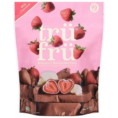 Tru Fru White & Milk Choc Strawberries 6/20 Oz [UNFI #2744]