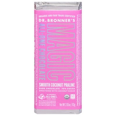 OG2 Dr. Bronner`S Choc Bar,Smooth Cnut Praline 12/2.93OZ [UNFI #58816]