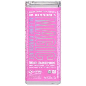 OG2 Dr. Bronner`S Choc Bar,Smooth Cnut Praline 12/2.93OZ [UNFI #58816]