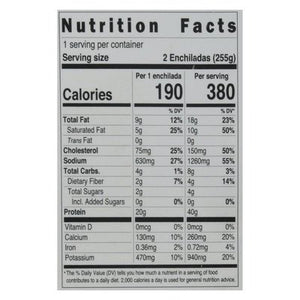 Real Good Foods Chicken Enchilada Tomatillo 8/9 OZ [UNFI #85977]