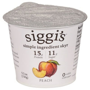 Siggis Ff Yogurt Peach 12/5.3 OZ [UNFI #12236]