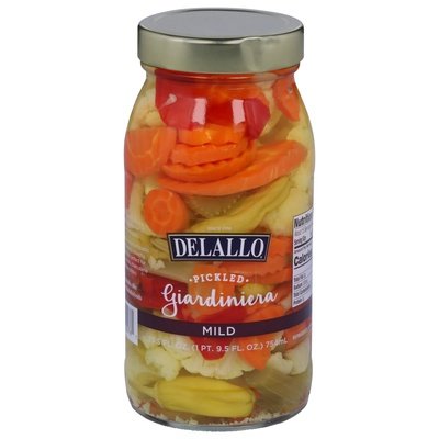 Delallo Giardinera Mild 6/25.5 OZ [UNFI #02709]