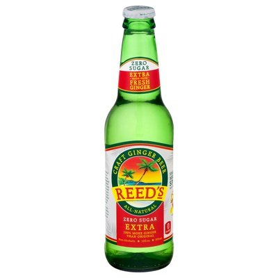 Reeds Zero Extra Ginger Beer Btl 6/4/12 OZ [UNFI #28733] T