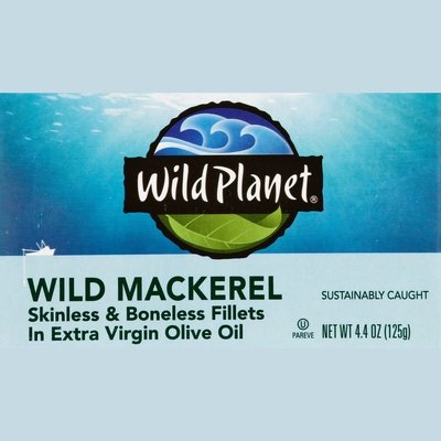 Wild Planet Wld Mackerel Flt N Evoo 12/4.4 OZ [UNFI #22027]