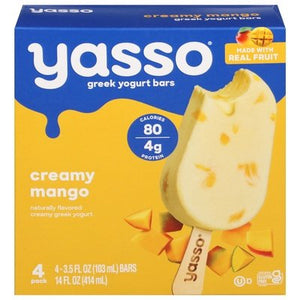 Yasso Creamy Mango Greek Yogurt Bar 8/4/3.5 Z [UNFI #17428]