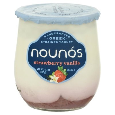 Nounos Strawberry Vanilla, Grade A 8/5.3 OZ [UNFI #63454]