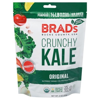 OG2 Brads Raw Foods Prbtc Ognl Crnchy Kle 12/2 OZ [UNFI #60255]