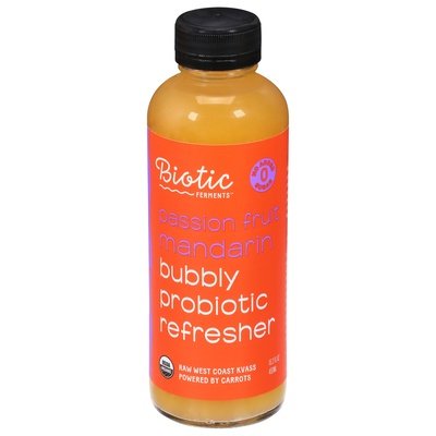 Biotic Kvass Passion Fruit Probiotic 6/15.2 Fz [UNFI #45655]