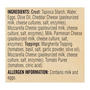 Against The Grain Gourmet Margherita 12 Inch Gluten Free 6/24 Oz [UNFI #40139]