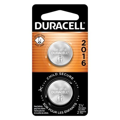 Duracell Lithium Batteries, Cr 2016 6/2 Ct [UNFI #14631]