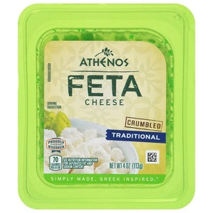 Athenos Feta Crumbled Re Closable 12/4 Oz [Peterson #18020]