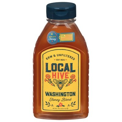 Local Hive Washington Honey Plst Sqz Btl 6/16 OZ [UNFI #19296]